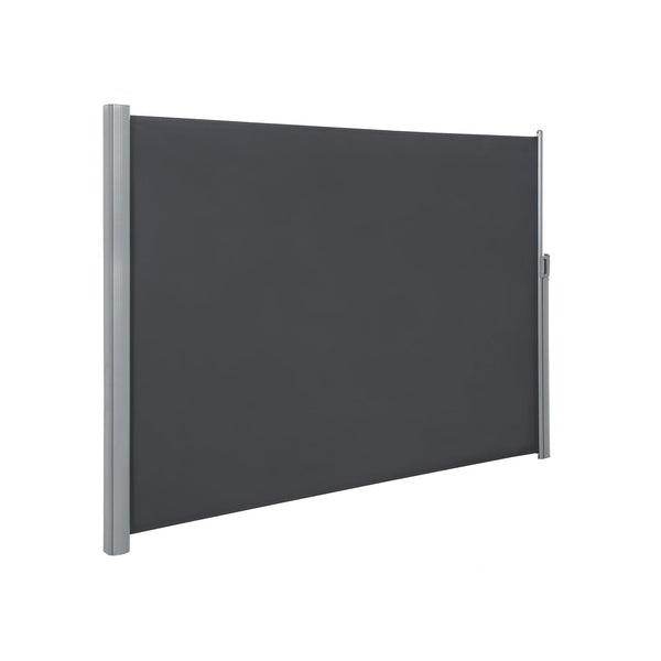 Zijluifel - Luifel - Zonnewering - Uittrekbaar - 160 x 400 cm - Zwart
