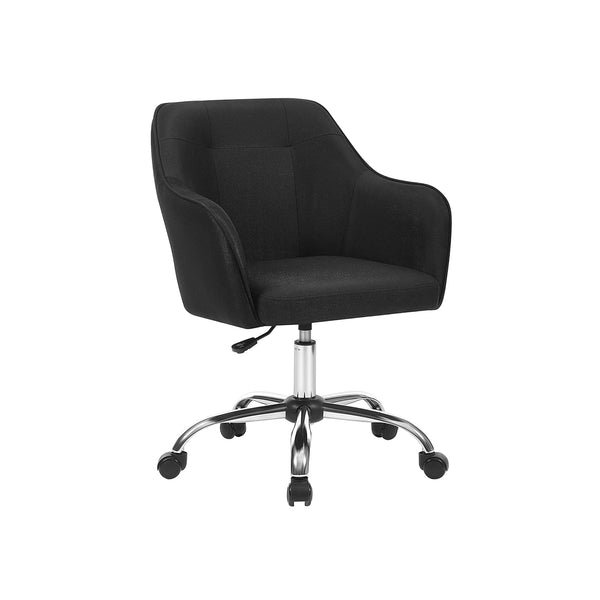 Bureaustoel - Computerstoel - In hoogte verstelbaar - Zwart