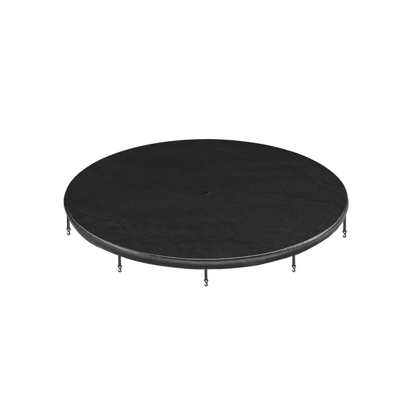 Afdekking voor trampoline - Weerbestendig zeil - Ø 305 cm - Zwart