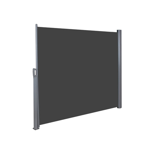 Zijluifel - Uittrekbaar - 160 x 300 cm (H x L) - Privacyscherm - Zonwering - Zwart