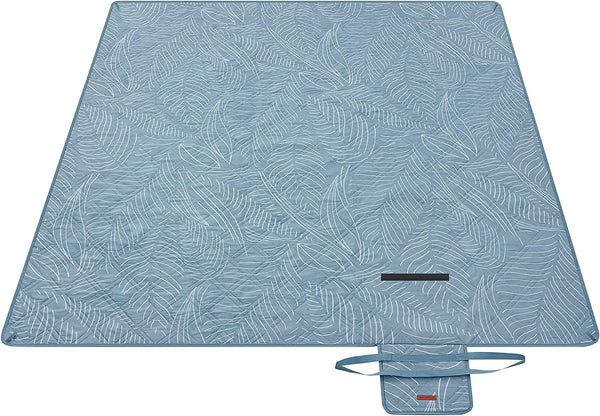 Couverture de pique-nique - couverture de camping - avec 4 ancres de terre - étanche - 200 x 200 cm - bleu