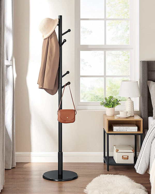 Coat Rack - Garderob Standard - Klädstativ av massivt trä - Svart