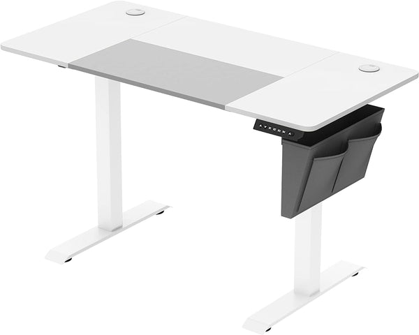 Bureau - Højde -justerbar skrivebord - Forskellige positioner - 70 x 160 cm - Hvid