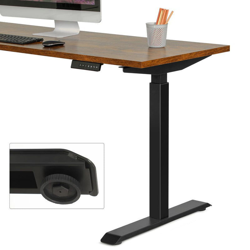 Sit Standing Desk Frame - Höjd -justerbar skrivbordsram - Elektrisk - Svart