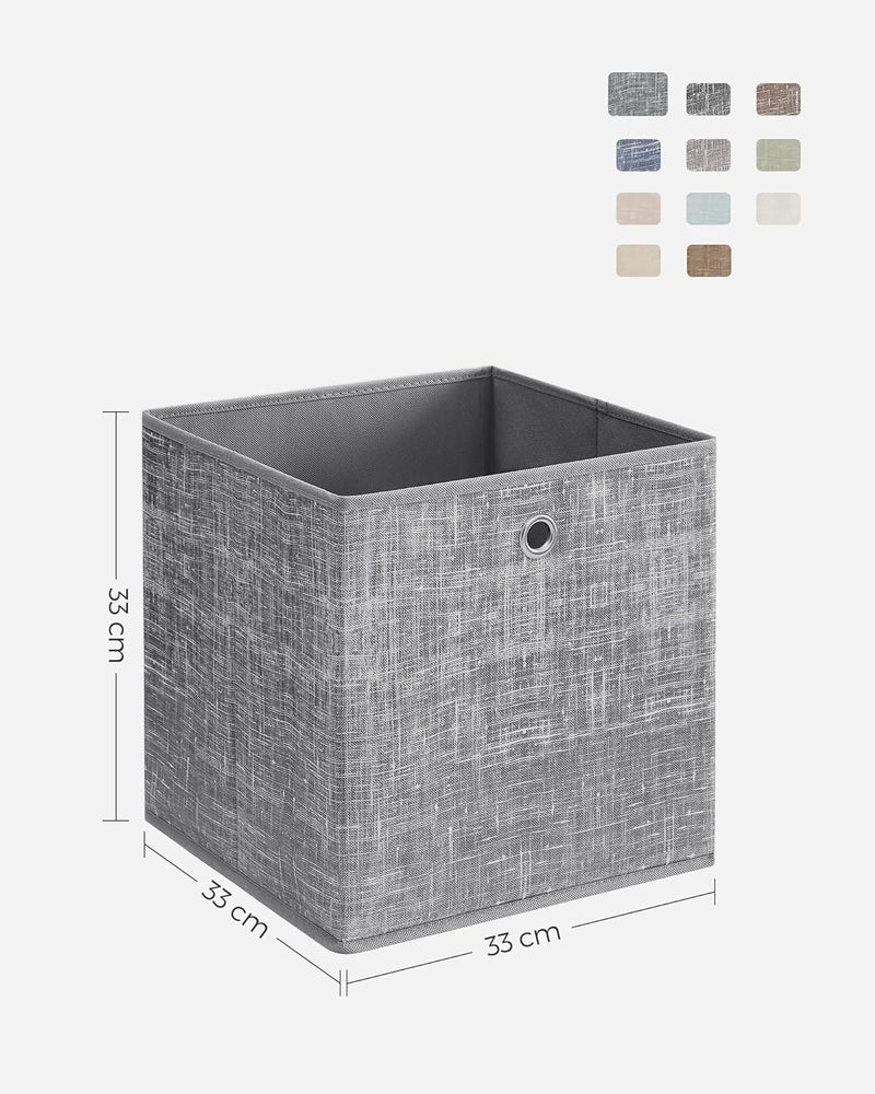 Boîtes de rangement - Boîtes de rangement - Ensemble de 6 - Gray