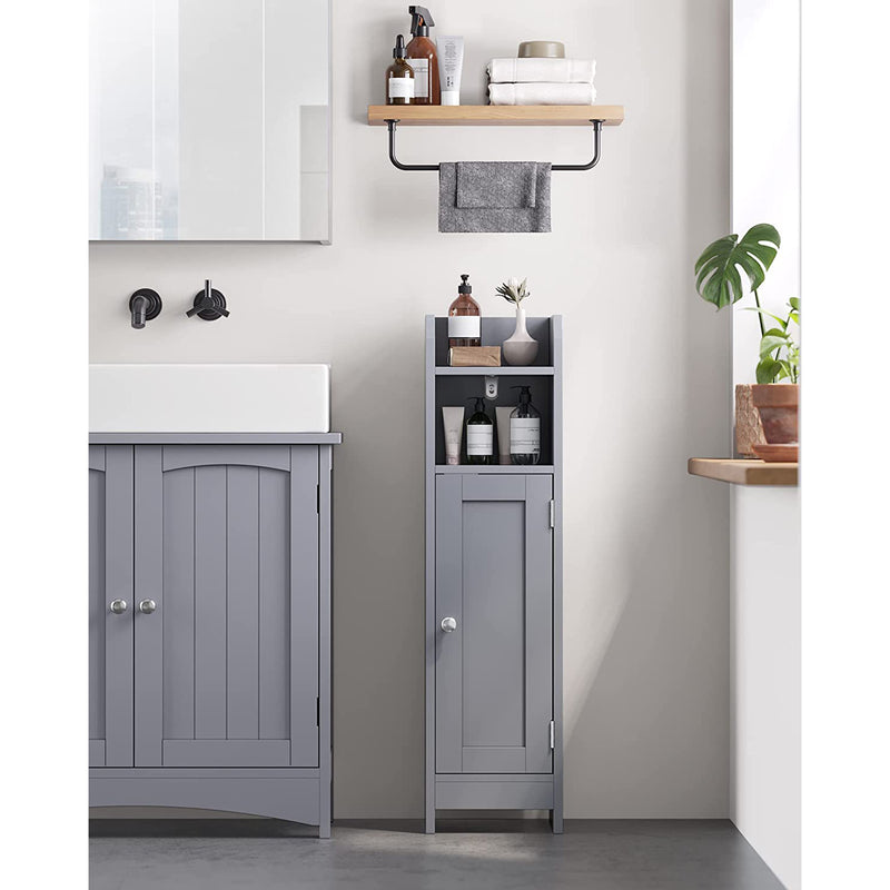 Armoire de salle de bain - Beepercase - Deux compartiments ouverts - Gray