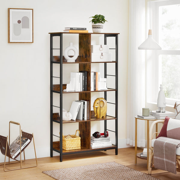 Stue Cabinet - Storage Cabinet - Standing Rack - Brown -zwart