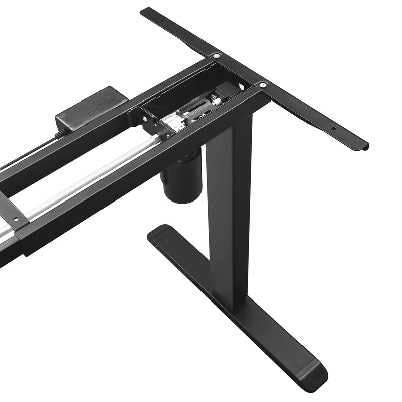 Sit Standing Desk Frame - Computer Frame - Höjd justerbar - Svart