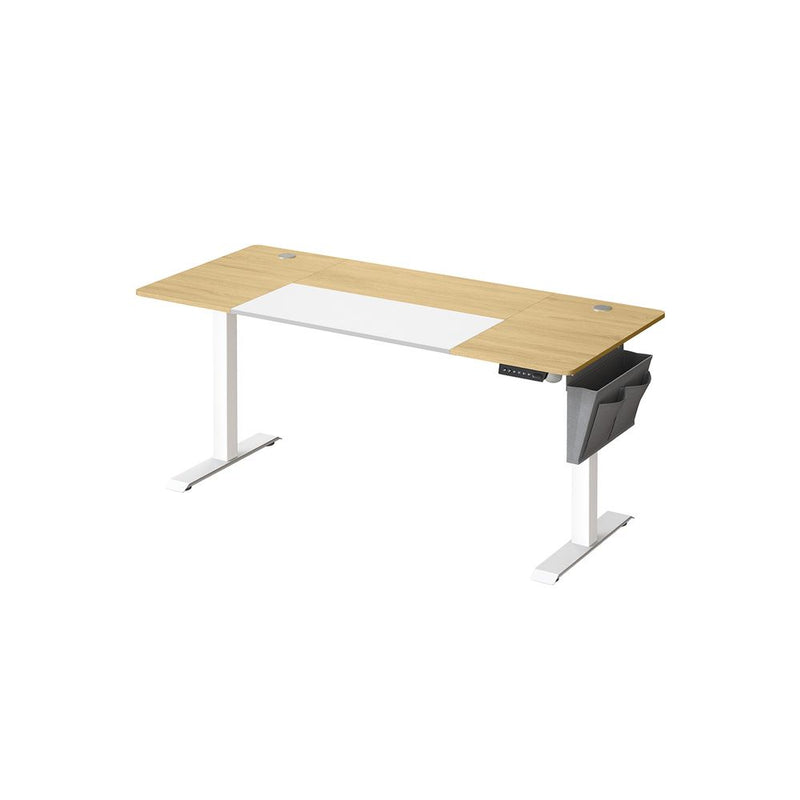 Skrivebord - højde -justerbar skrivebord - forskellige positioner - 70 x 160 cm - brun