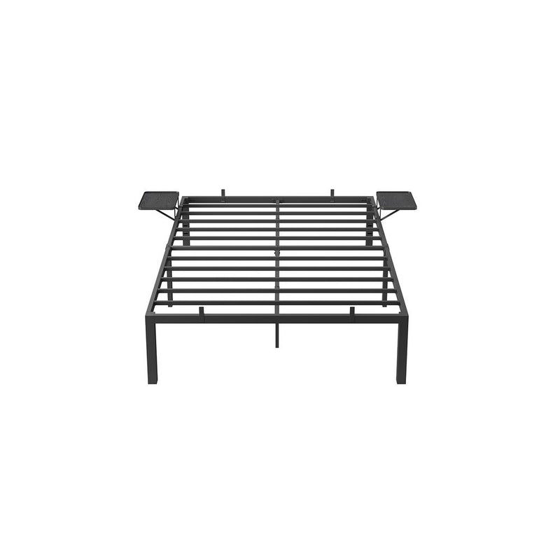 Bed frame - Metalen frame - Tweepersoonsbed - 200 x 140 cm - Zwart