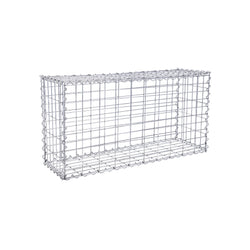 Schanskorf - Gabion - SteenKorf - rostfritt - 100 x 50 x 30 cm - silver