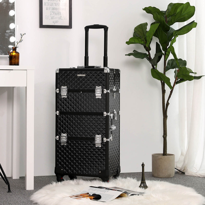 Make-up Trolley 3-in-1 - Zwart