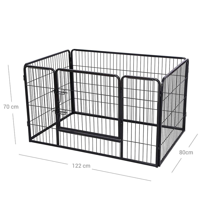 Cage de chien - Cage de chiot - Banc de chien - Run Puppy - Black