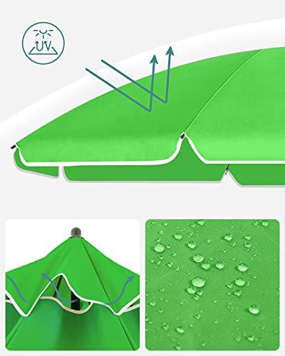 Garden Paraplu - Ø 200 cm - Strandparasol - Tiltable - Grøn