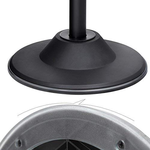 Scaun de birou reglabil - scaun de lucru ergonomic - scaun rotativ la 360 ° - negru