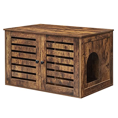 Kullbox - Cat House - With Doors - Vintage - Brown