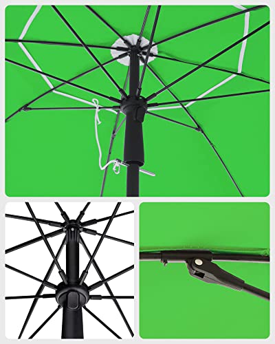 Garden Paraplu - Ø 200 cm - Parasol pe plajă - Tiltable - Verde