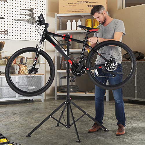 Montage de montage à vélo - Stand de montage - Bicycles - Garage - Standard du vélo - noir