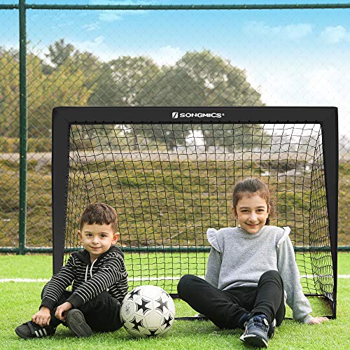 Goluri de fotbal - set de 2 - goluri pop - pentru copii - negru