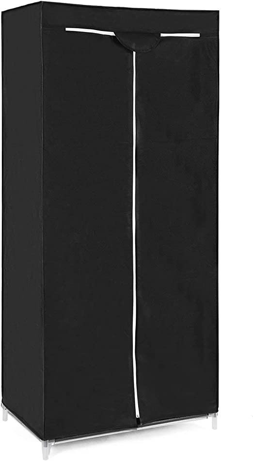 Dulap - Folder Garderobe - 160 x 75 x 45cm - negru