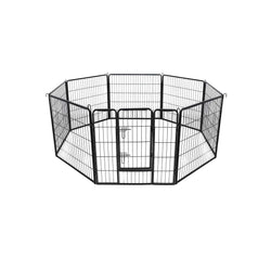 Puppy Ren - Country Shelter for Dog - 8 Gratings - hver 77 x 80 cm - Sort