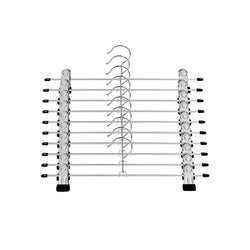 Riipus - vaatteet ripustimet - metalli broek ripustimet 10 kappaletta - hopea