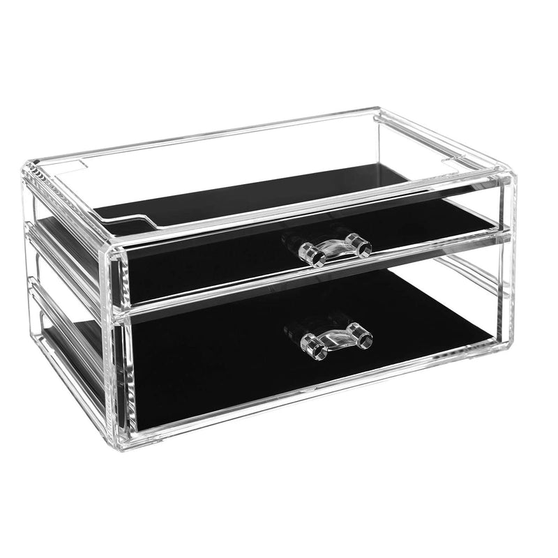 Make -up Organizator - cu 5 sertare - transparent