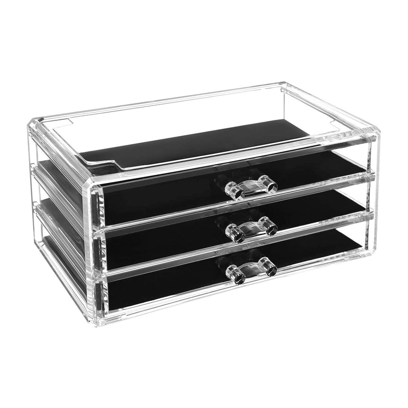 Make -up Organizator - cu 5 sertare - transparent