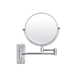 Udvidelig Make -Up Mirror - Slibende spejl - 360 ° Rotatable - Med foldningsarm - Sølv