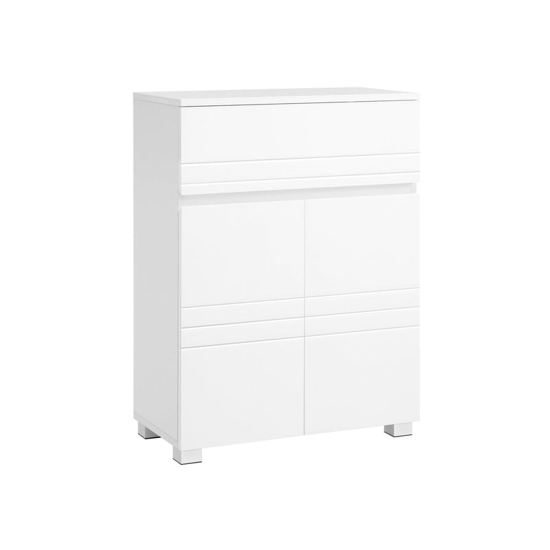 Dulap de baie - Sideboard cu sertar - Alb