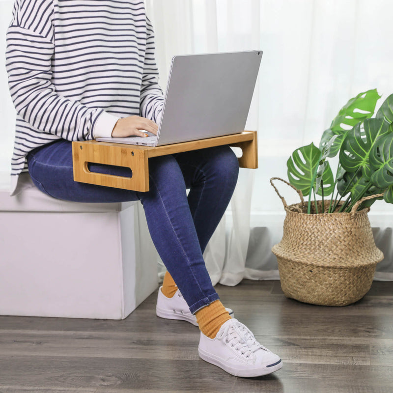 Monitor Stand - från Bamboo - Ergonomic - Screen Stand - Bamboehout