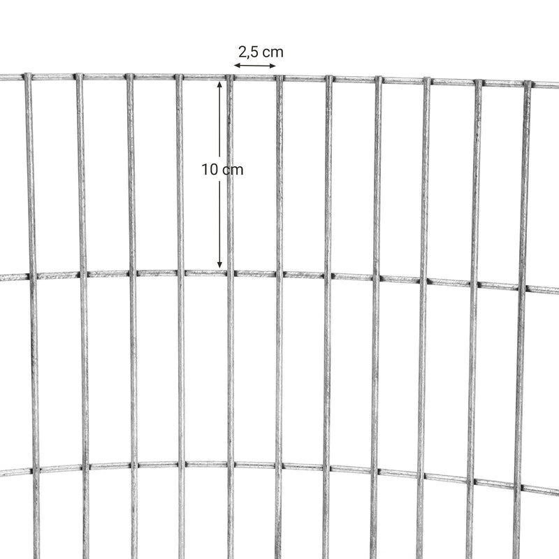 Gabion pour les pierres - Metal Gabion -Cage - avec dense SUSTERS - Anti -rust