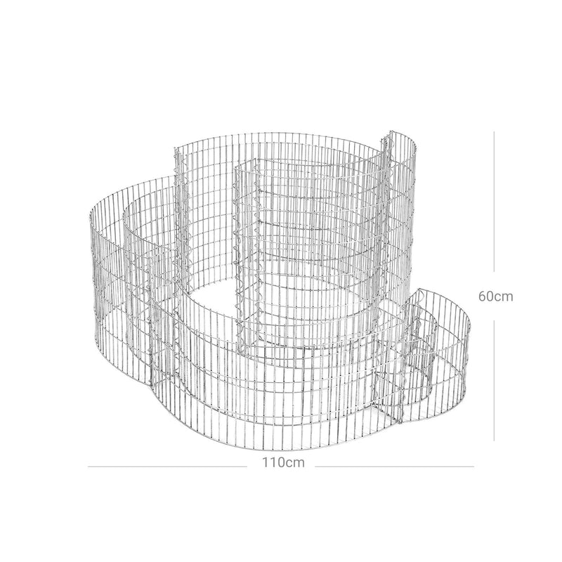 Gabion kiville - metalli gabion -mainio - tiheillä grilleillä - anti -returi