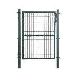 Garden Gate - Garden Door - Med Lock - Door Clink and Key - 106 x 125 cm - Grönt