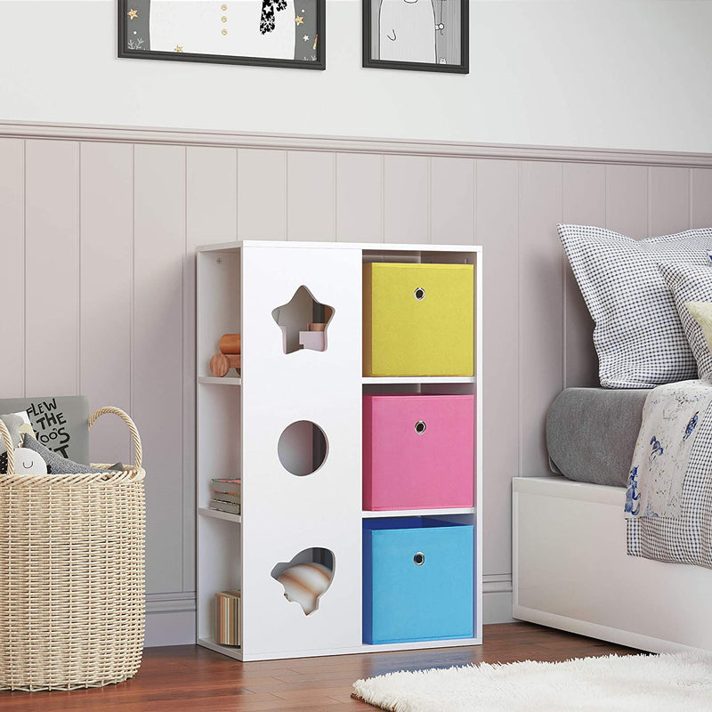 Armoire pour enfants - avec boîtes de rangement - bibliothèque pour enfants - pour salle de jeux