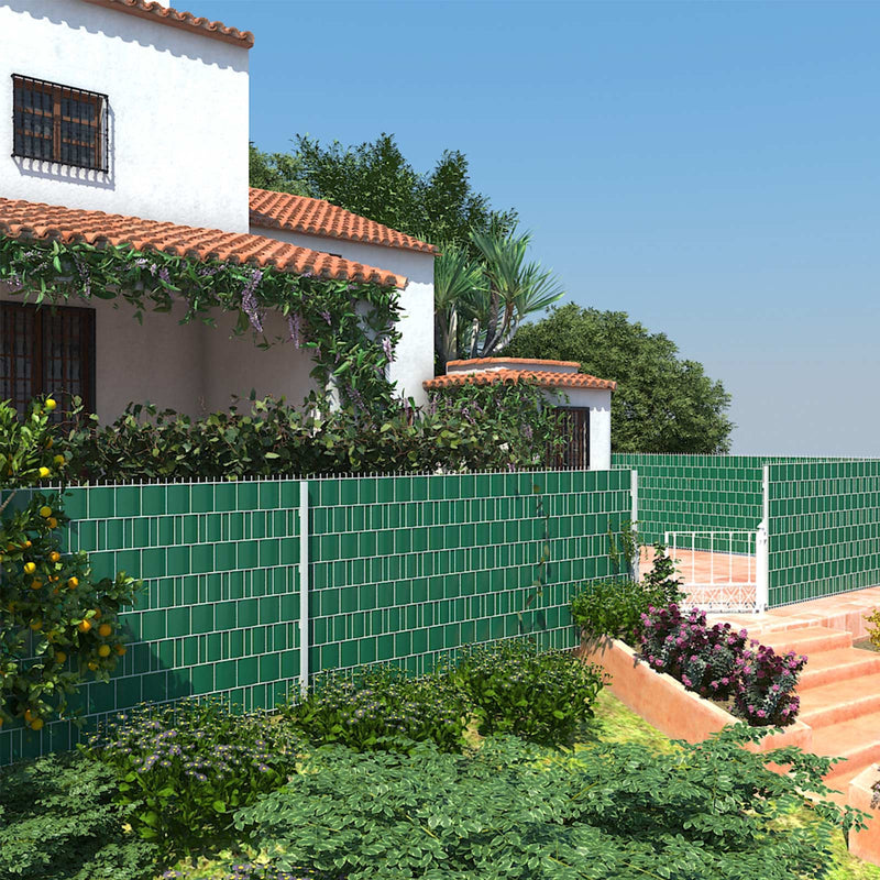 Green PVC Privity Garden High - 0,19 x 40 m Roll - Opapreak - Ecran de balcon decorativ - Verde