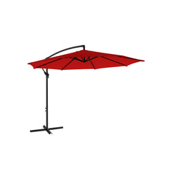 Parasol - Parasol flottant - Ø 300 cm - rouge