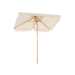 Parasol - 200 x 125 cm - kallistettava - suorakulmainen parveke parasoli - beige