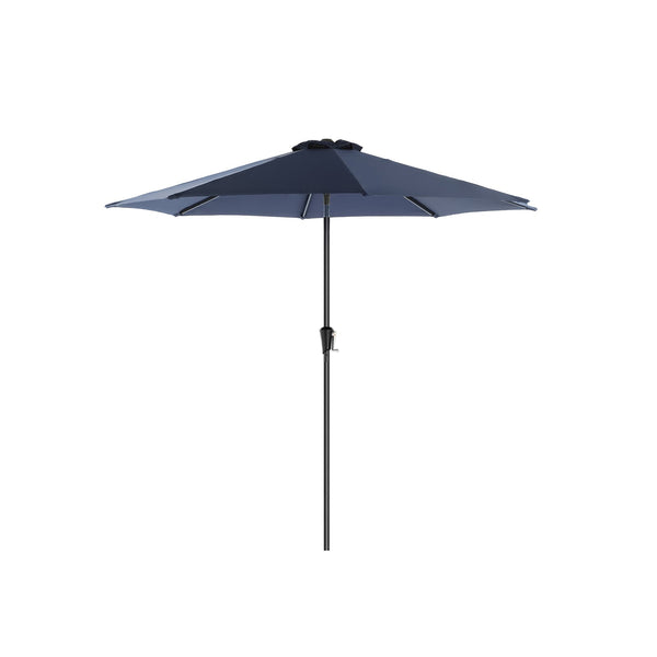 Parasol - Garden Parasol - Ø 300 cm - Octagonal - Tiltable - With Crank - Blue