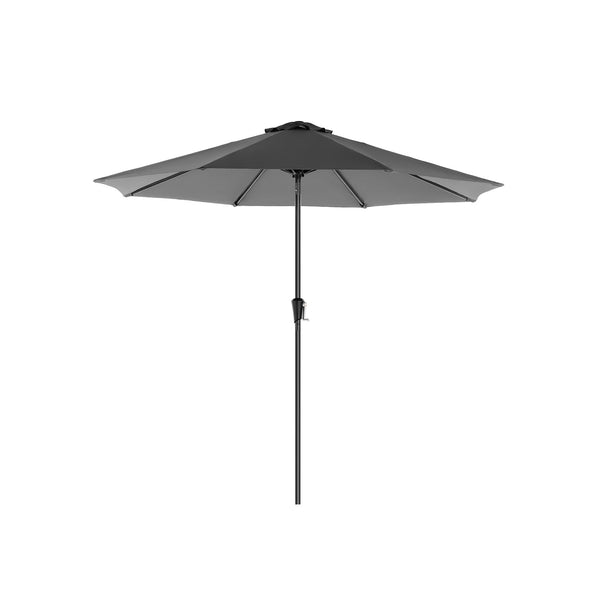 Parasol - Ecran de grădină - Octagonal - cu sling - Ø 300 cm - gri