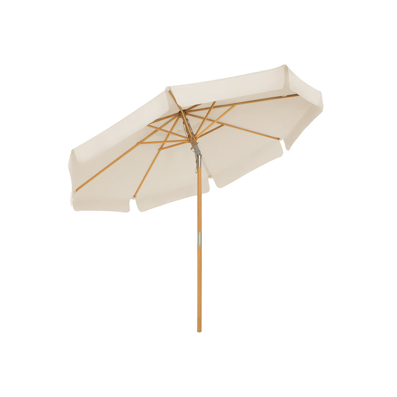 Parasol - Sunshade - 300 cm - cadru din lemn - creme