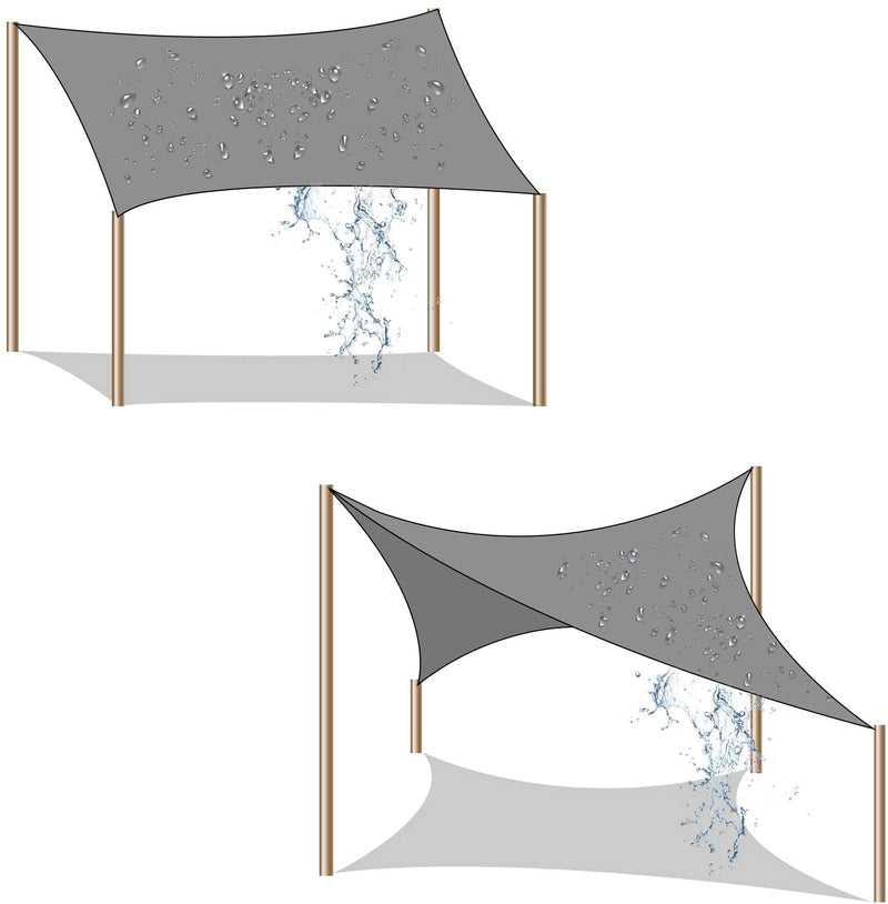 Luifel - Zonnezeil - Solbeskyttelse til have - 2 x 2 m - sandgul