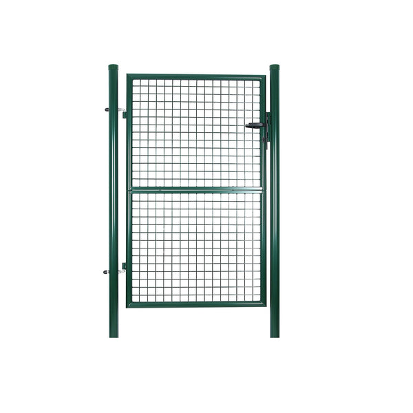 Garden Gate of Galvanized Steel - Garden Door - Fence Gate - Garden Gate - Med Lock - Green