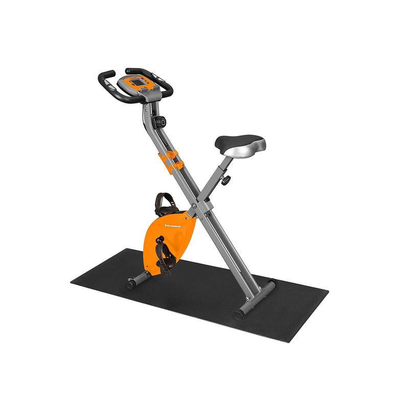 Vélo d'exercice - vélo de fitness - 8 positions de résistance - Orange