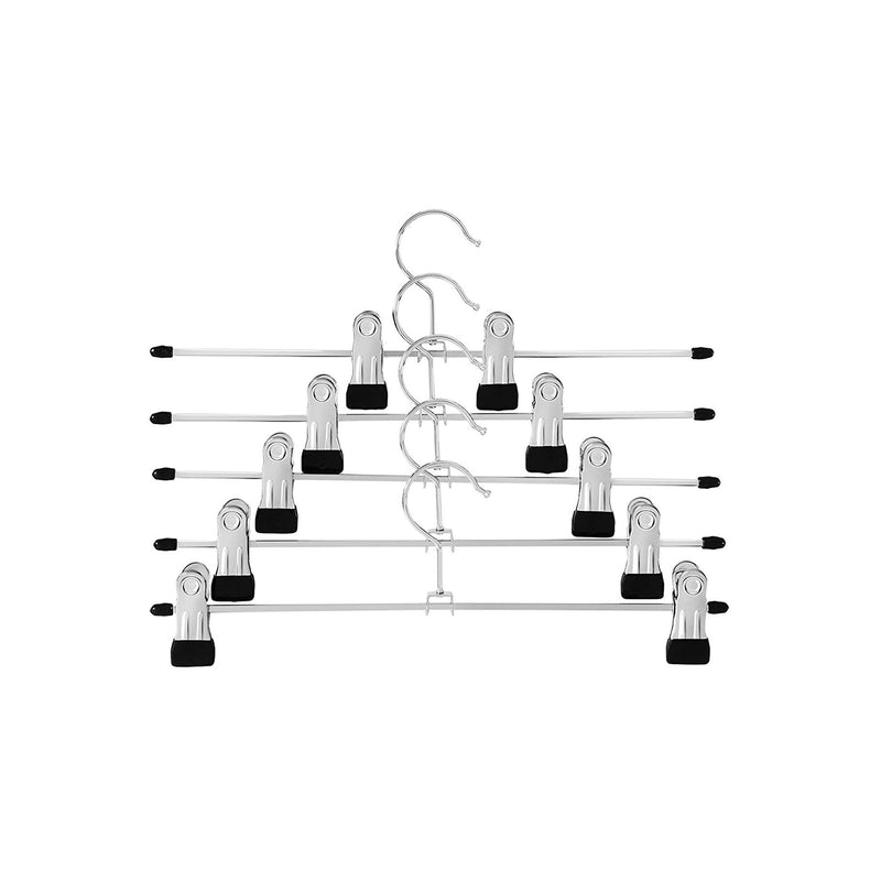 Kledinghangers - broekhangers - Metaal - Antislip - 20 stuks