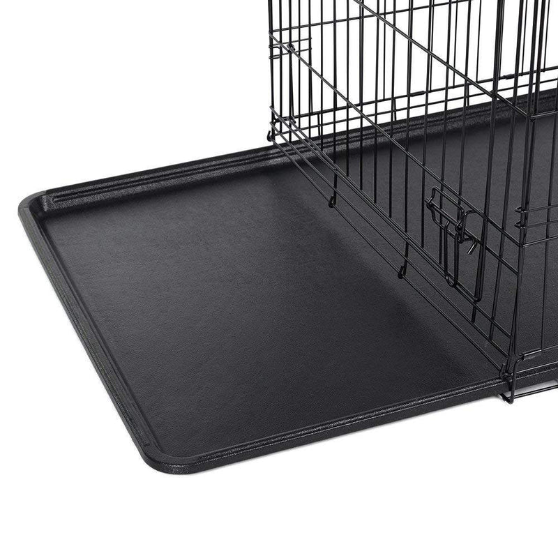 Banc de chien - Crat de chien - Cage de chien - Boîte de chien - pliable - noir