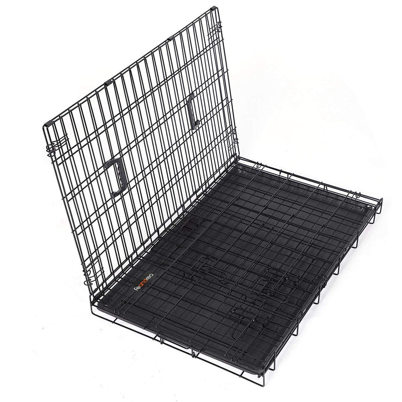 Cage de chien - boîte de chien - pliable - 122 x 74,5 x 80,5 cm - noir