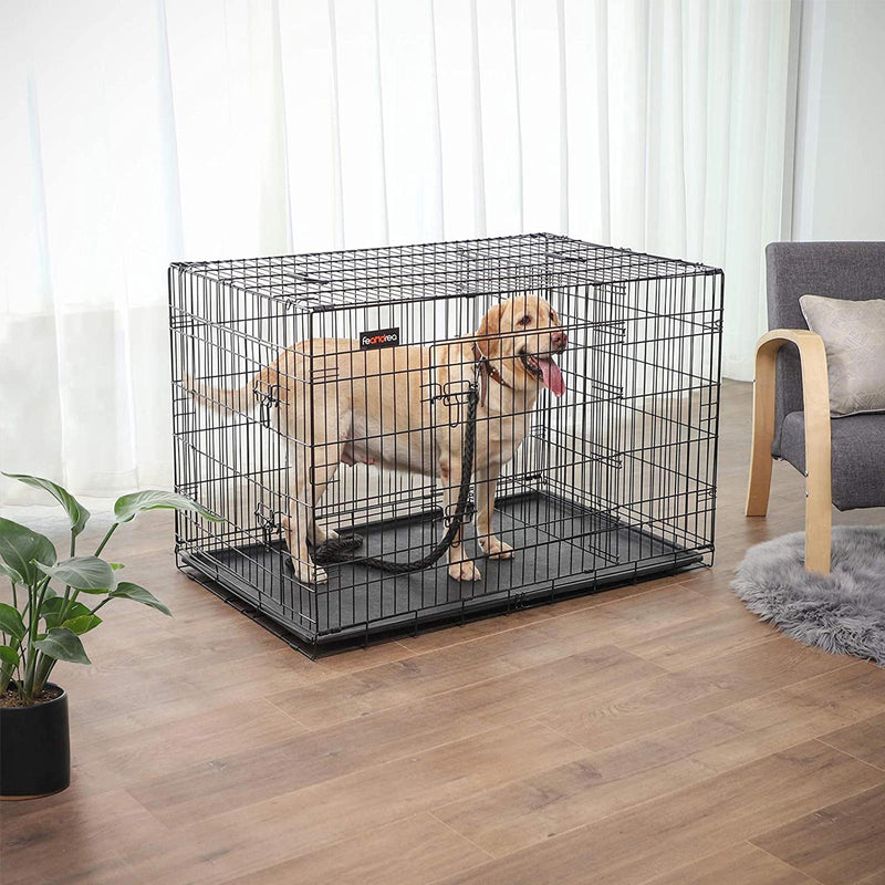 Banc de chien - cage de chien - cage de chien - noir