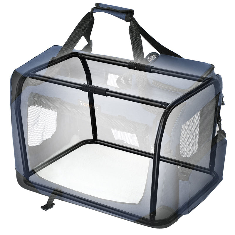 Hundepose - Animal Bag - Dog Box - Lavet af Oxford -stof - 50 x 35 x 35 cm