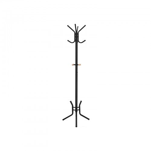 Coat Rack - 4 Hooks - Van Hout - Sort